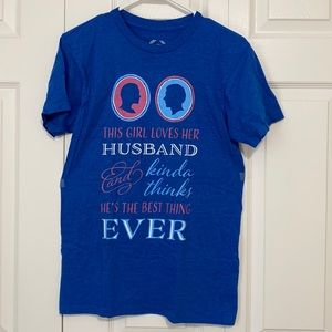 3/$10 ❤️❤️❤️ This Girl Loves Her Husband Tee